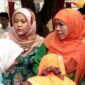 Menteri sosial RI Khofifah Indar Parawansa saat melakukan kunjungan kerja ke Pondok Pesantren Bumi Aswaja di desa Wonokerto Dukun Gresik, Minggu (23/10/2016).