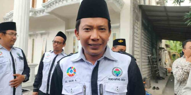 M Nur Aini Ketua Asosiasi Pendamping Desa Indonesia (APDI) Kabupaten Gresik masa bakti 2022-2024