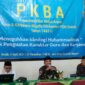 Ketua Majelis dikdasmen PNF PCM Gresik Dr Sukaris SE MM dalam pembukaannya di kegiatan Pesantren Kilat Baitul Arqom (PKBA) SMP Muhammadiyah 1 Gresik (istimewa/GIRIMU.com)