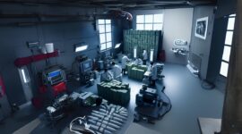 Pabrik uang palsu [Ilustrasi Foto: Meta AI]