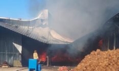 Kebakaran Landa Area Kopra CV Elvatara Gresik