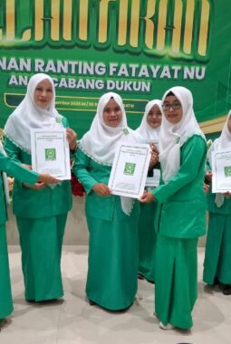 Pelantikan 33 Pimpinan Ranting Fatayat NU Dukun