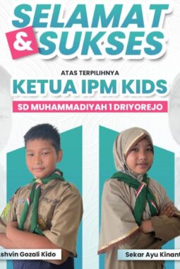 Seru, Paslon 1 Akhirnya Unggul di Pemilu Raya IPM Kids SD Muhammadiyah 1 Driyorejo