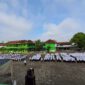 Ribuan santri YPP Alkarimi Gresik meriahkan Hari Santri 2025 dengan upacara khidmat dan launching SPMB tahun ajaran 2026–2027.
