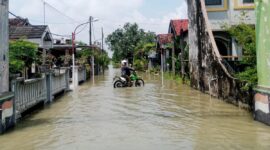 Banjir Menganti merendam ratusan rumah dan fasilitas umum. Tanggul di Kedamean juga jebol. BPBD lakukan pemompaan dan pendirian dapur umum.
