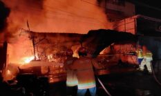 Lupa Matikan Kompor, Bengkel Tambal Ban di Gresik Terbakar