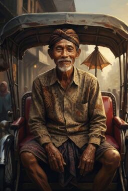 Becak Rodhane Telu – Girimu