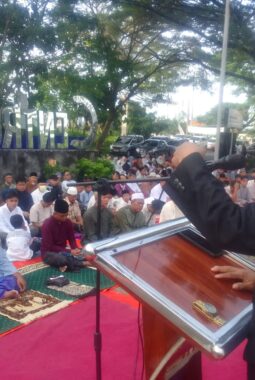 Khotbah Idulfitri 1447 H di PRM Kedanyang, Ustadz Hasan Abidin Tekankan Pembiasaan Karakter Baik Pasca-Ramadan