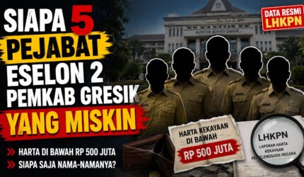 5 pejabat eselon 2 Pemkab Gresik yang termiskin