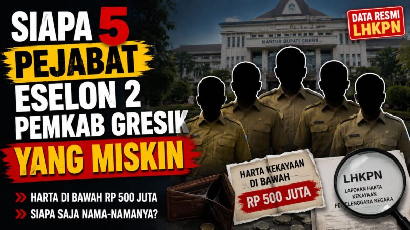 5 pejabat eselon 2 Pemkab Gresik yang termiskin