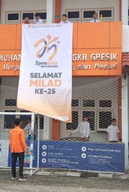 Spemdalas Luncurkan Logo Milad ke-25 saat Apel Pagi