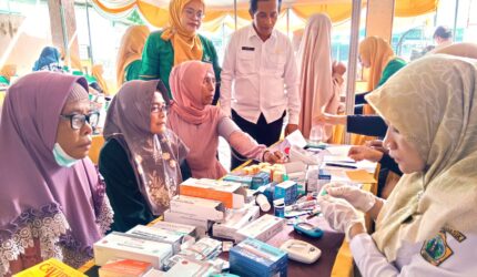 Desa Pranti, Gresik, merayakan Hari Posyandu Nasional dengan layanan kesehatan bertransformasi 6 SPM. Ratusan warga menikmati pemeriksaan lengkap, dari balita hingga lansia.