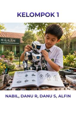 Dorong Digitalisasi Madrasah, Siswa MI Alkarimi Gresik Belajar Buat Poster Digital Berbasis AI